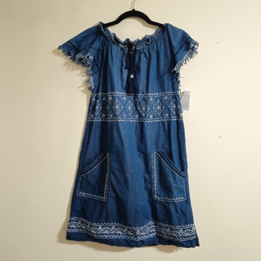 Banjara Boho Denim Dress NWT!